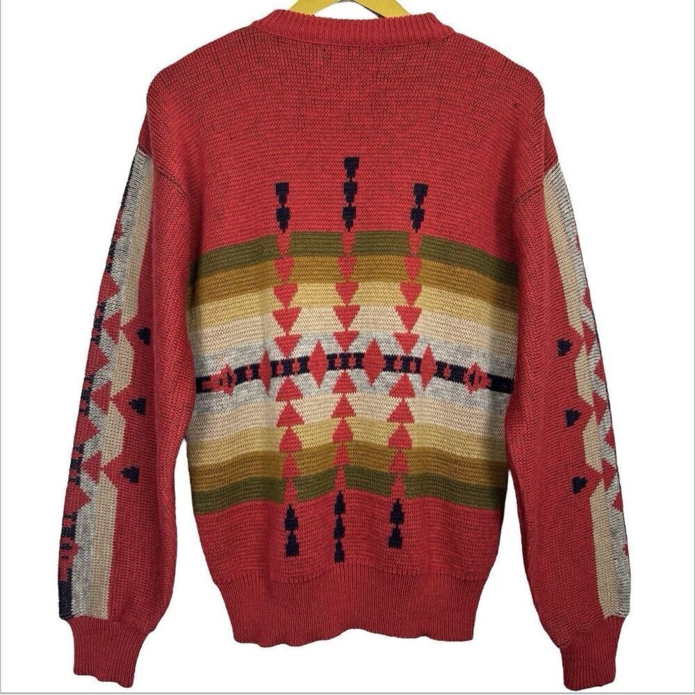 Vintage Pendleton High Grade Western Wear Sweater Size S Chief Joseph Aztec 70s - Picture 2 of 12